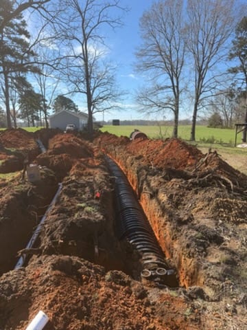 Field lines going in
